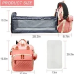 Bolsa Multifuncional para Bebé 3 em 1 com Cama Portátil - sualoja.co.mz
