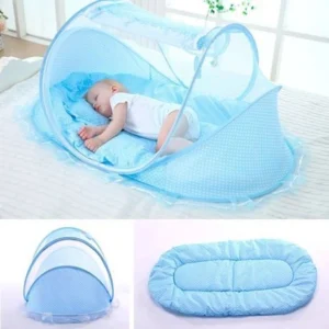 Cama Portátil Anti-Mosquito para Bebé – Dobrável - sualoja.co.mz