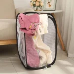 Cesto de Roupa Dobrável Pop-Up em Rede – 2 Peças - sualoja.co.mz (4)