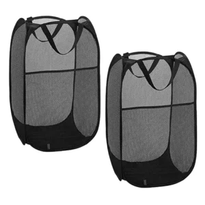 Cestos de Roupa Pop-Up Dobráveis em Mesh – 2 Peças - sualoja.co.mz