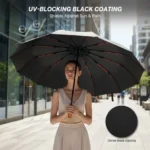 Guarda-Chuva Grande Topika – Automático, Dobrável e UV - sualoja.co.mz