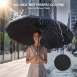 Guarda-Chuva Grande Topika – Automático, Dobrável e UV - sualoja.co.mz