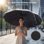 Guarda-Chuva Grande Topika – Automático, Dobrável e UV - sualoja.co.mz