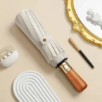 Guarda-Chuva Grande Topika – Automático, Dobrável e UV - sualoja.co.mz