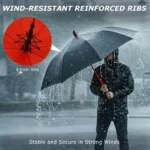 Guarda-Chuva Grande Topika – Resistente ao Vento e Impermeável - sualoja.co.mz