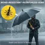 Guarda-Chuva Grande Topika – Resistente ao Vento e Impermeável - sualoja.co.mz
