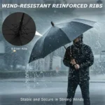 Guarda-Chuva Grande Topika – Resistente ao Vento e Impermeável - sualoja.co.mz