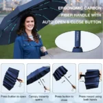 Guarda-Chuva de Viagem Topika – Automático e Dobrável - sualoja.co.mz