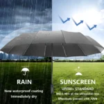 Guarda-Chuva de Viagem Topika – Automático e Dobrável - sualoja.co.mz