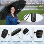 Guarda-Chuva de Viagem Topika – Automático e Dobrável - sualoja.co.mz
