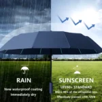 Guarda-Chuva de Viagem Topika – Automático e Dobrável - sualoja.co.mz